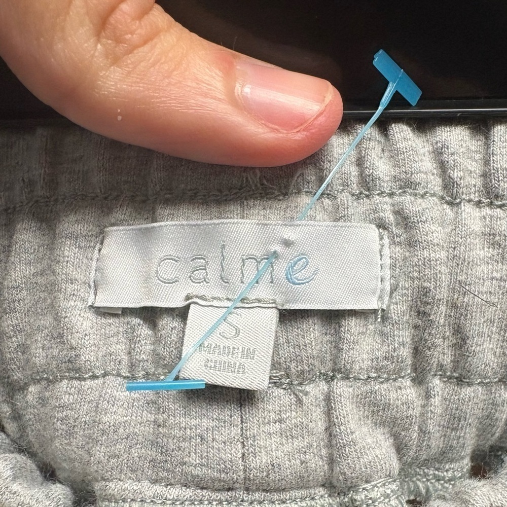 Johnny Was “Calme” Nylon Hoodie & Pants Set In Beige/Gray Size Small - Picture 9 of 12